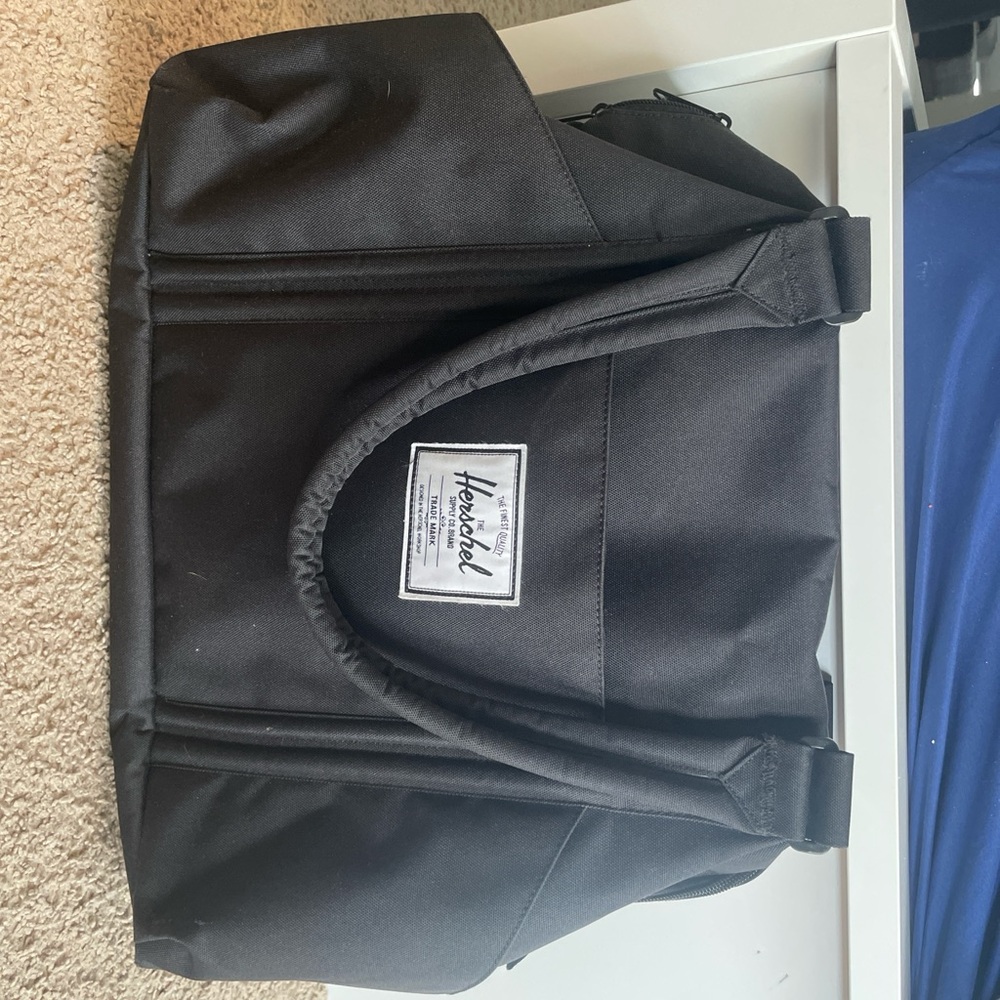 Herschel Supply Company Black Duffel Bag with Minimalist Design